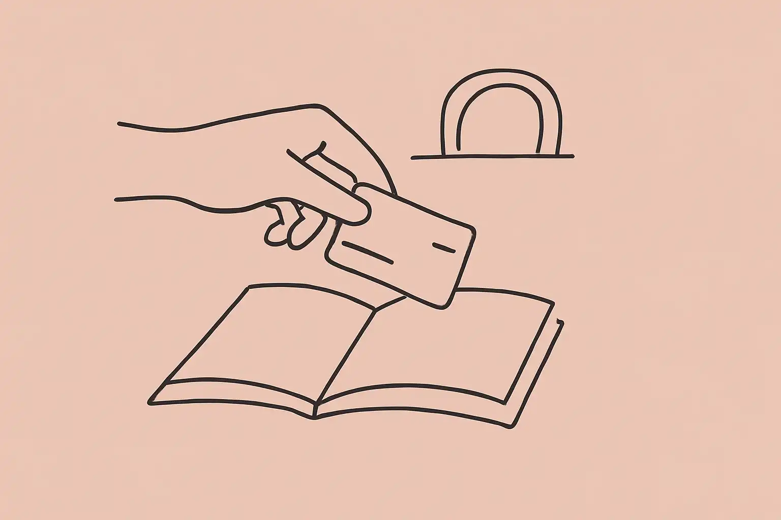 Carte de crédit et carnet de réservations de restaurant