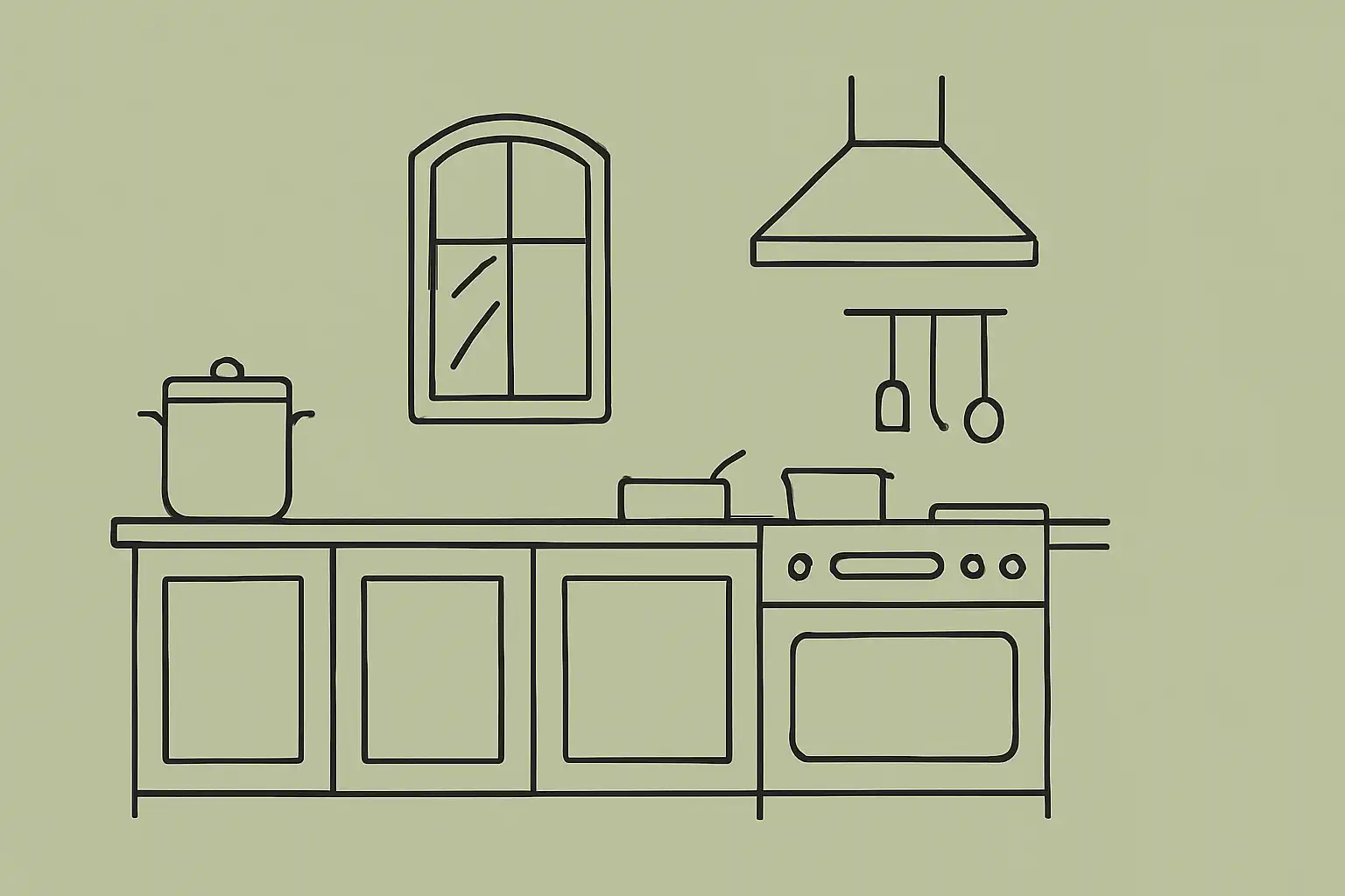 Cuisine de restaurant indépendant bien organisée avec peu de postes de travail