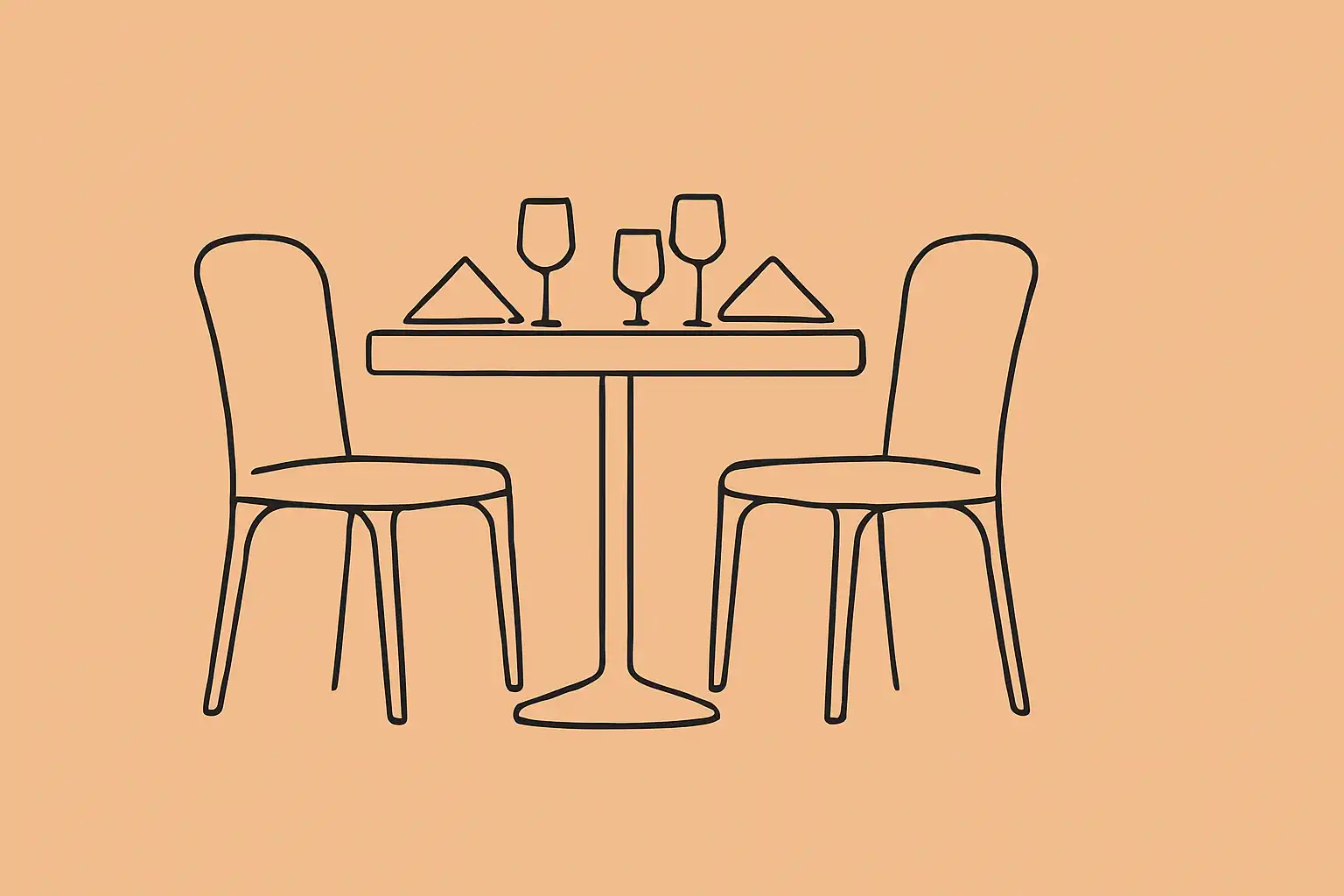Empty restaurant table set for service, illustrating the cost of no-shows for Canadian restaurants